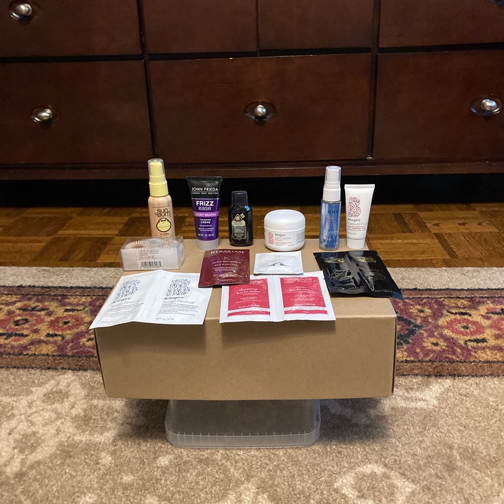 Hair care samples